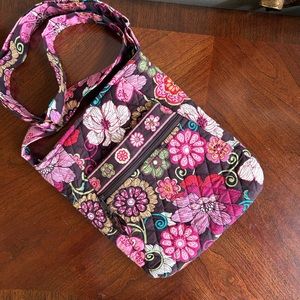 Vera Bradley quilted floral shoulder bag
